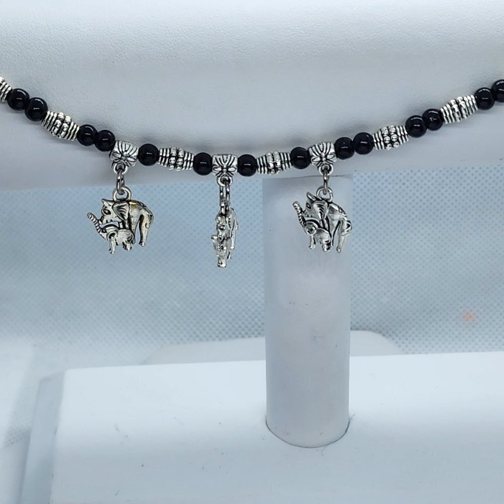 Brand New Fashion Jewelry Black Elephants Bracelet